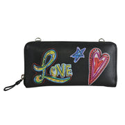 Brighton Love Scribble Black-Multi  Wallet (T3499M)