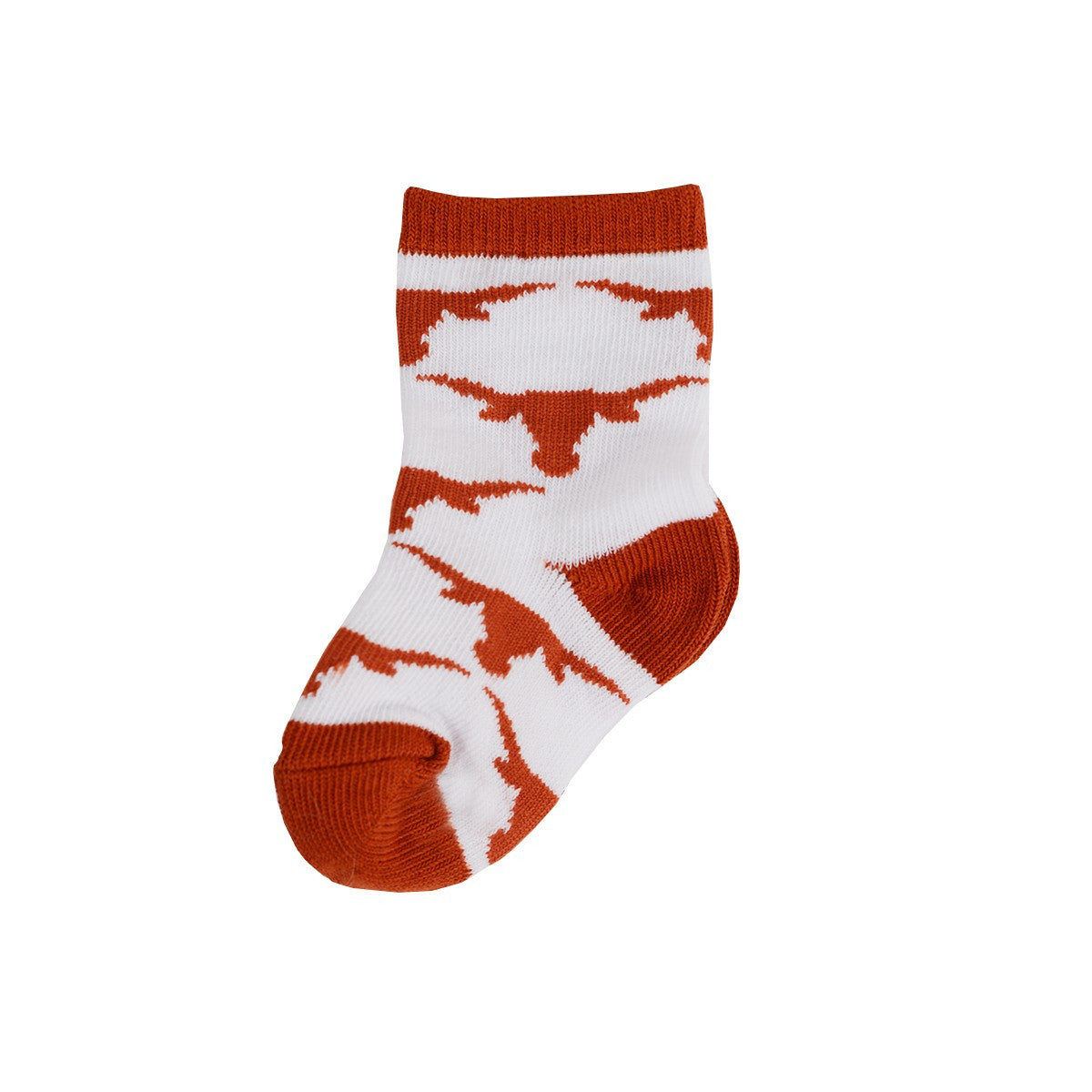 Texas Longhorn Toddler Allover Logo Socks