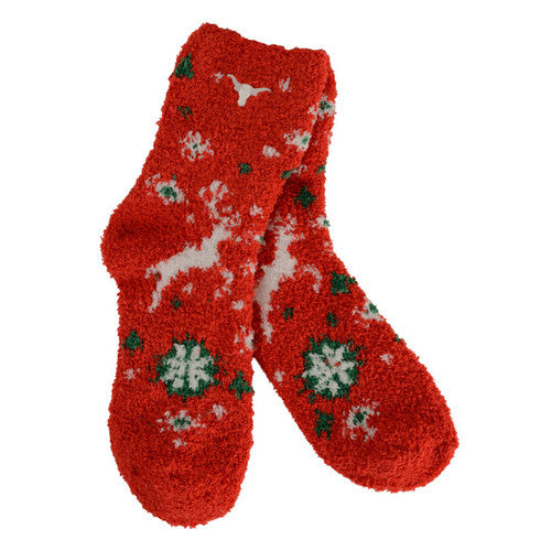 Texas Longhorn Cozy Holiday Socks