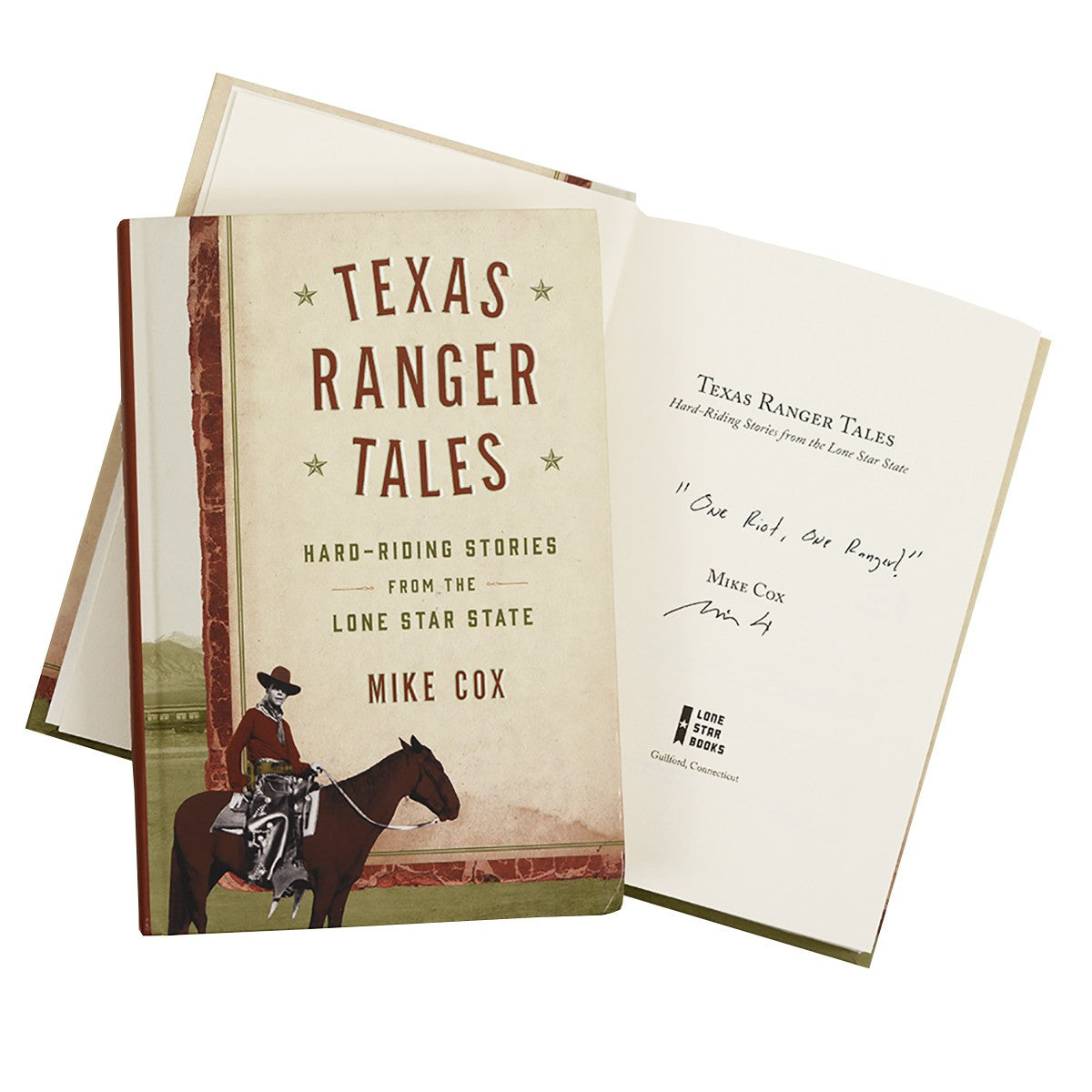 Texas Ranger Tales:Hard-Riding Stories from the Lone Star State Book (Signed by Author Mike Cox)