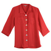 John Mark Solid Button Front Camp Shirt (6 Colors)