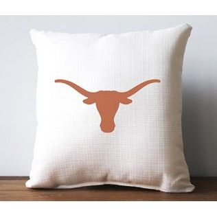 Texas Longhorn Primary Mark Pillow (UT0001)