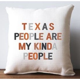 Texas Longhorn Texas People Pillow