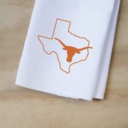 Texas Longhorn UT Outline Tea Towel (UT0003TT)