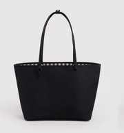 Baggu Large Nylon Reversible Tote - Black Mix