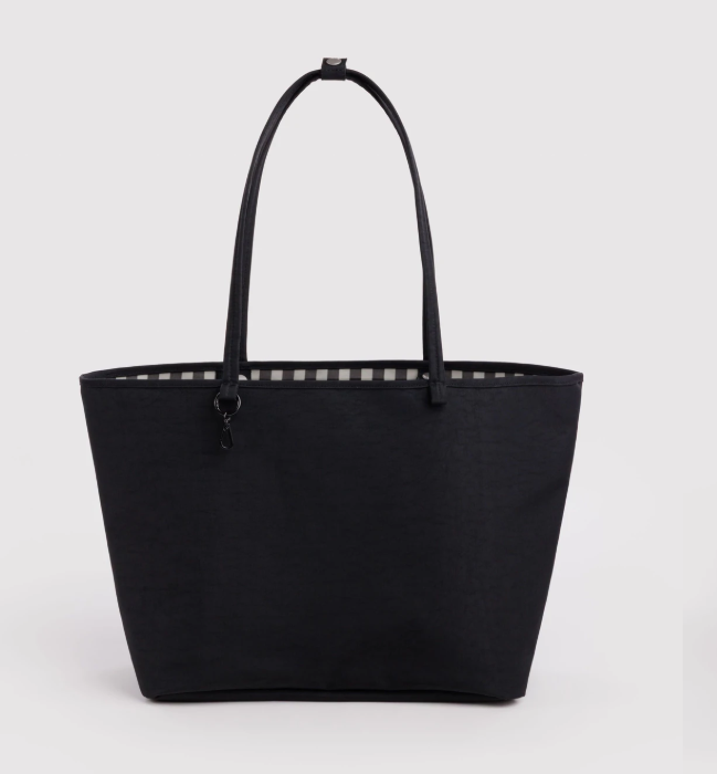 Baggu Large Nylon Reversible Tote - Black Mix