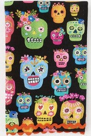 One Hundred 80 Degrees Rickrack Trim Skull Towel