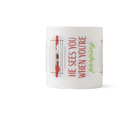 North Pole Plumbing Co. Hilarious Holiday Toilet Paper