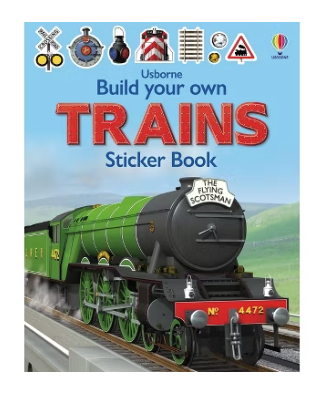 Build Your Own Trains Sticker Book