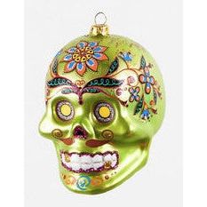 One Hundred 80 Degrees El Muerto Lime Glass Ornament (4.5") (TT0504)
