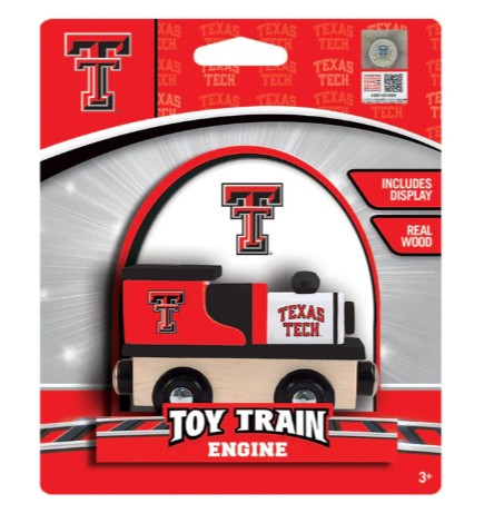 Texas Tech Wood Train Engine