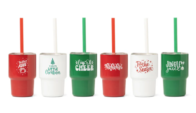 Santa's Lil' Sipper Single Mini Tumbler (Chosen at Random)