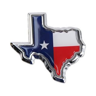 State of Texas w/Texas Flag Auto Medallion (TXFLTX)