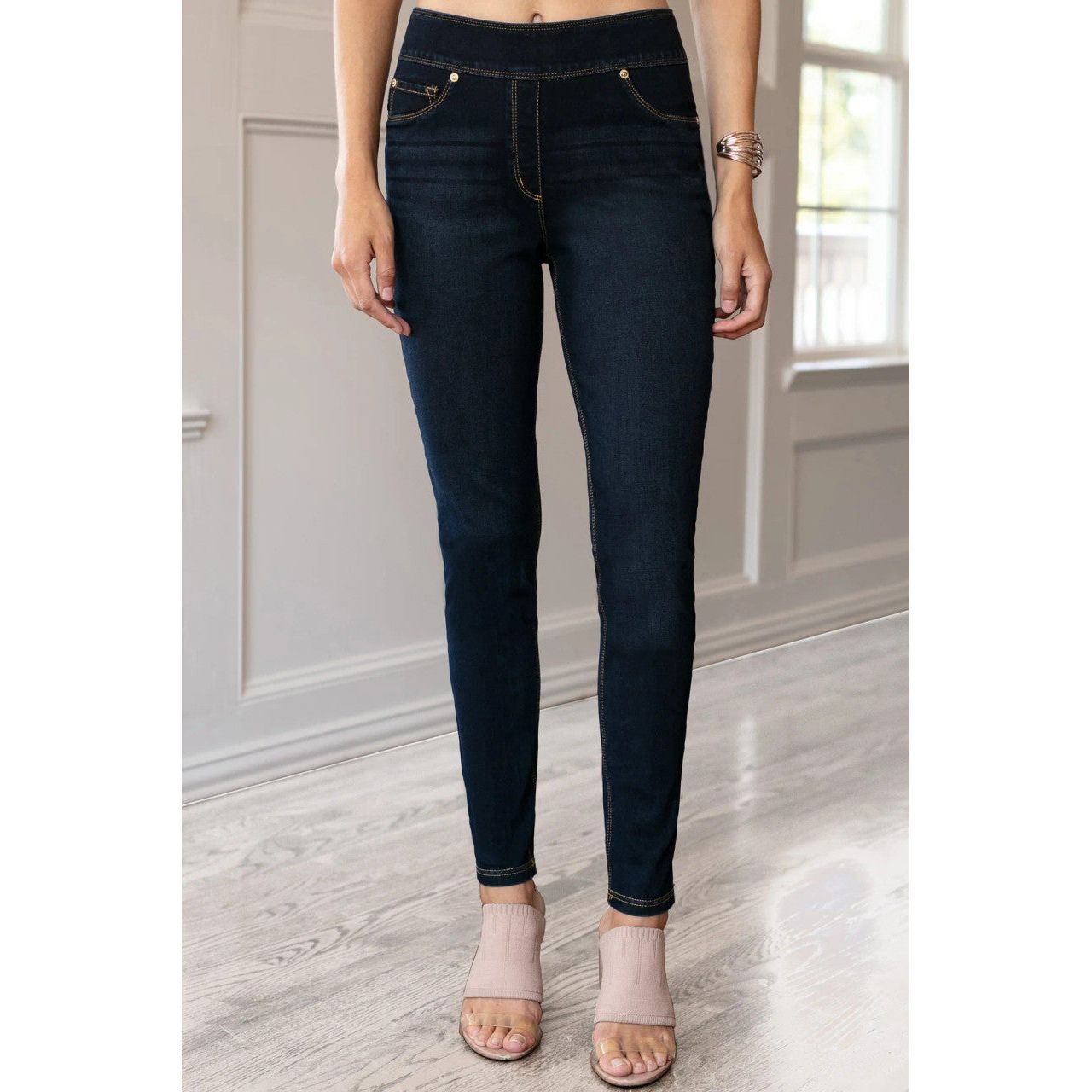 Slimsation Ultra Pull-On Ankle Denim Jegging (4 Colors)(M21712PM)