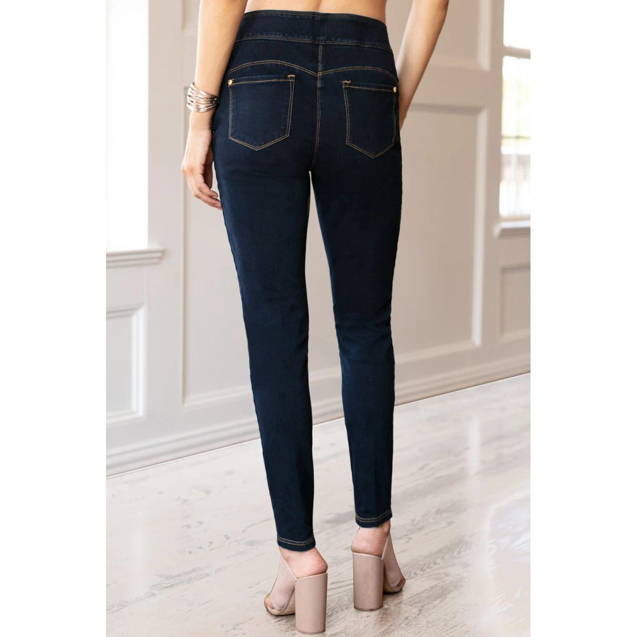 Slimsation Ultra Pull-On Ankle Denim Jegging (4 Colors)(M21712PM)
