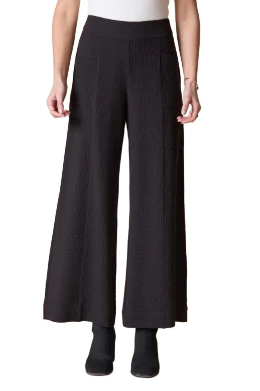 Habitat Crinkle Crepe Solid Aria  Pant (21062) (Black)