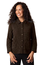 Habitat Pasadena Stripe Button Front Shirt (20936)(DOVE)