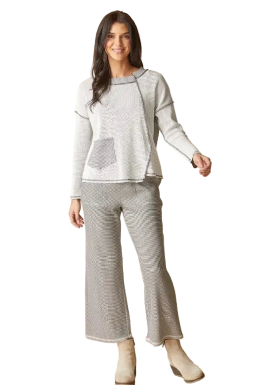 Habitat Opposites Attract Textured Inside Out Pull-Over (31318)(Winter White)