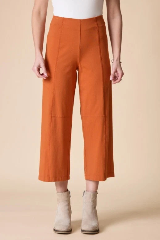 Habitat Stonewash Cotton Knit Flood Pant (31567)(Paprika)