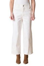 Habitat Stretch Denim Tossed Flower Jean (11464) (Winter White)
