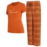 Texas Longhorn Women's Vector Short Sleeve Tee & Lounge Pant Set