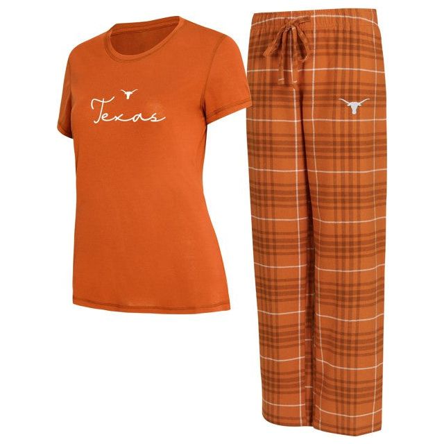 Texas Longhorn Women's Vector Short Sleeve Tee & Lounge Pant Set