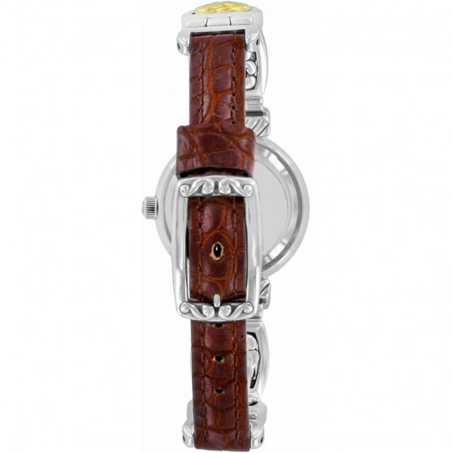 Brighton Camden Two-Tone with Reversible Leather Band Watch (W3250)