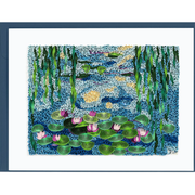 Water Lilies Monet Artist Series Quilling Card