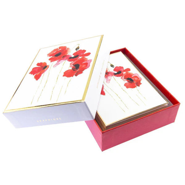 Graphique de France Watercolor Floral Assorted Boxed Cards