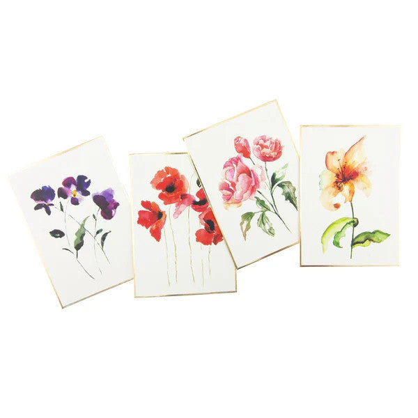 Graphique de France Watercolor Floral Assorted Boxed Cards