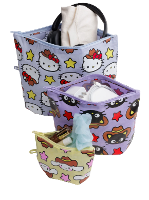 Baggu Go Pouch Set - Hello Kitty & Friends Western