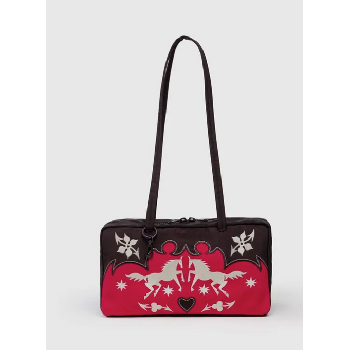 Baggu Nylon Bowler Bag - Western Applique