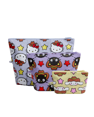 Baggu Go Pouch Set - Hello Kitty & Friends Western