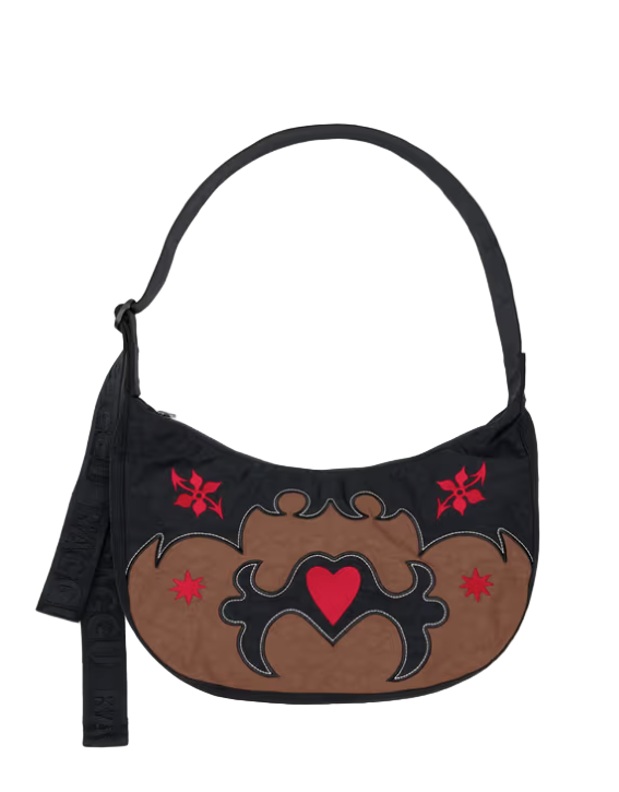 Baggu Medium Nylon Crossbody - Western Applique
