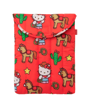 Baggu Puffy Laptop Sleeve 13"/14" - Hello Kitty Western