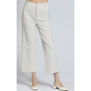 APNY Ponte Wide Leg Crop Champagne Pant (E168 )
