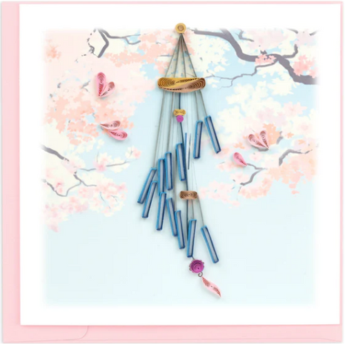 Spiral Wind Chime Quilling Card