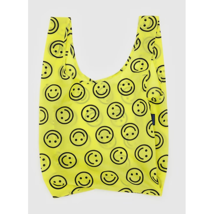 Baggu Standard Reusable Bag - Yellow Happy