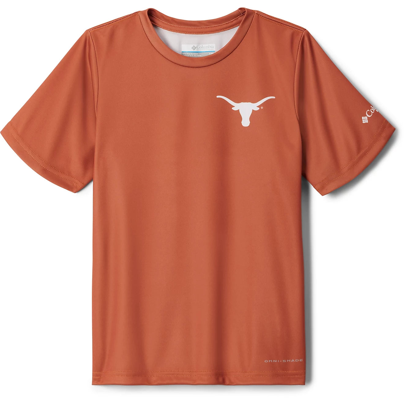 Texas Longhorn Columbia Youth Terminal Tackle Short Sleeve Shirt