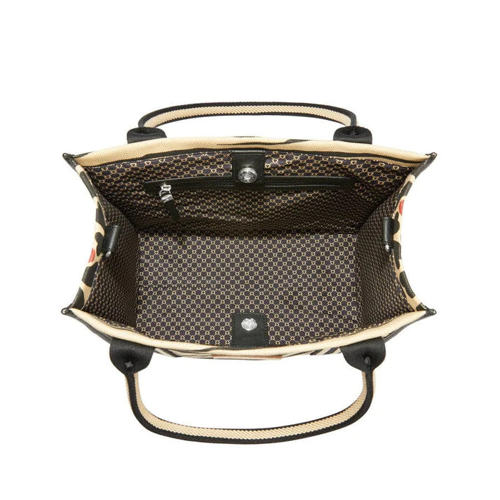 Brighton Zebra Love Canvas Carry All (H10812)